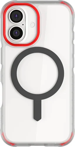 Vista 90 de Ghostek Covert Clear - Funda transparente para iPhone 15 Plus, silicona a prueba de golpes, compatible con accesorios Apple MagSafe, funda Negro