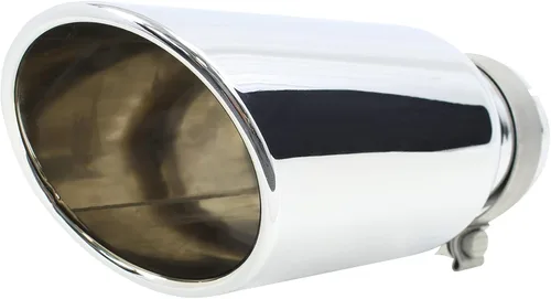 Vista 3 de Go Rhino Punta de escape Acero inoxidable, cromo GRT35514 Se adapta a tubos de escape de 3 ½" de diámetro