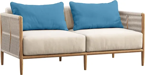 Vista 88 de Funda de almohada lumbar de tela de poliéster para interiores y exteriores, impermeable, rectangular, para todo tipo de clima, para muebles