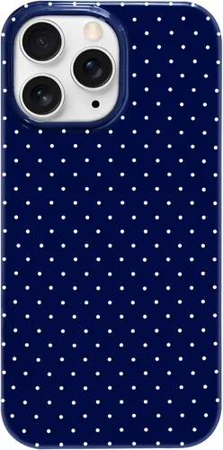 Vista 190 de Hython Funda para iPhone Air, diseño estético de lunares lindos, funda simple de 6.5 pulgadas, delgada, antiarañazos, parachoques de TPU suave, a