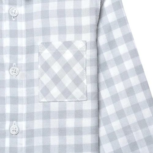 Vista 3 de Gerber Camisa de manga larga con botones para bebés y niños pequeños
