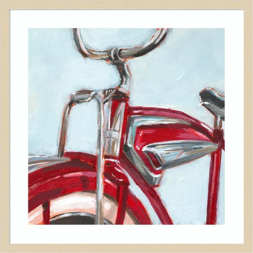 Vista 9 de Amanti Art Framed Wall Art Print 21x21 Retro Cycle II by Ethan Harper, Abstract Wall Art, Mid Century Modern Decor, Medium Poster Painting Artwork