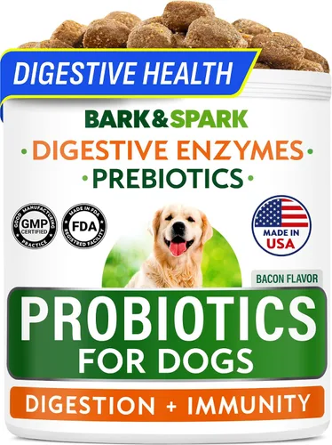 Vista 14 de BARK&SPARK Masticables sin caca para perros, coprofagia y disuasorio para comer heces con probióticos, enzimas digestivas y apoyo para el aliento