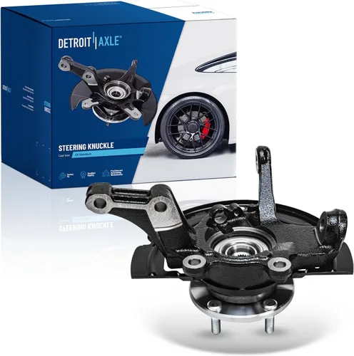 Vista 55 de Detroit Axle - Kit de nudillos traseros izquierdo FWD para Hyundai Santa Fe 2007-2009 Veracruz 2007-2012, reemplazo del conjunto de cojinete