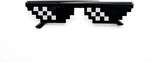 Vista 9 de Gafas oficiales Thug Life - Las gafas de sol Pixel tratan con él MLG Meme Cool Style Y2K
