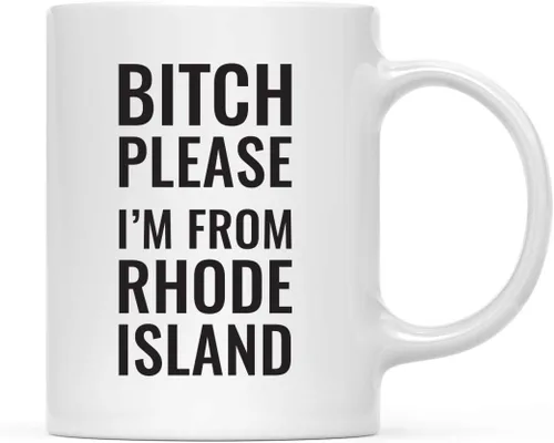 Vista 99 de Andaz Press Taza de café de 11 onzas, regalo de broma, Bitch Please I'm from Alabama, paquete de 1, incluye caja de regalo, divertidas ideas