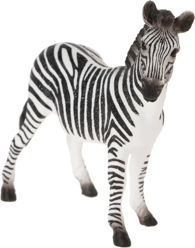 Vista 3 de MOJO Zebra Mare - Figura de juguete pintada a mano con vida silvestre internacional realista