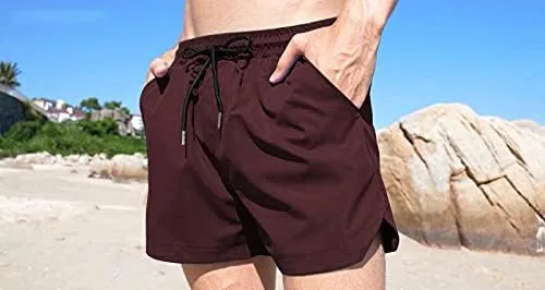 Vista 4 de COOFANDY Traje de baño para hombre de secado rápido