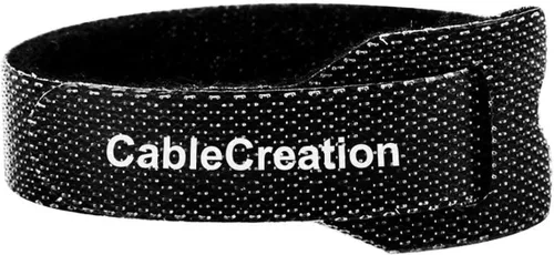 Vista 11 de CableCreation Bridas para cables, resistentes correas autoadhesivas con pegamento trasero, correas de gestión de cables, organizador de cables
