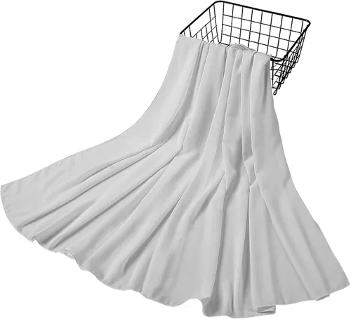 Vista 5 de tagunop Chales y envolturas de gasa para vestidos de noche, bufandas suaves para novia, boda, fiesta, accesorios para mujer, regalo para ella