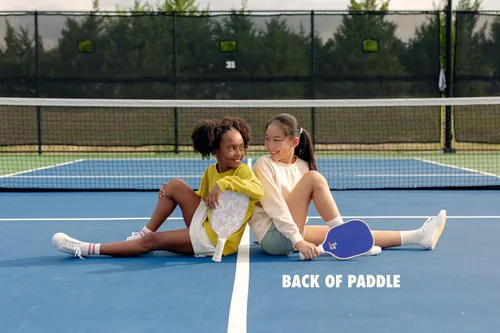 Vista 6 de Paleta de pickleball juvenil – Paleta de tamaño infantil para niños de 12 años en adelante, paleta de pickleball pequeña y ligera para niños