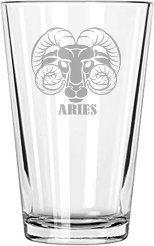 Vista 9 de Alankathy Mugs Vaso de cerveza de 16 onzas para signo del zodiaco Signo de nacimiento Acuario Aries, Cáncer Capricornio Géminis Leo Libra Piscis