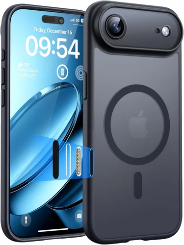 Vista 65 de TOCOL Funda para iPhone 11, compatible con Magsafe, protección completa de cámara, imanes integrados, protección contra caídas, funda translúcida