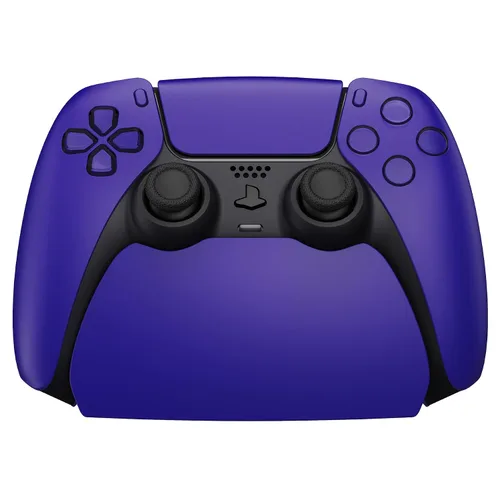 Vista 10 de PlayVital Solid Black Controller Display Stand for ps5, Gamepad Accessories Desk Holder for ps5 Controller with Rubber Pads