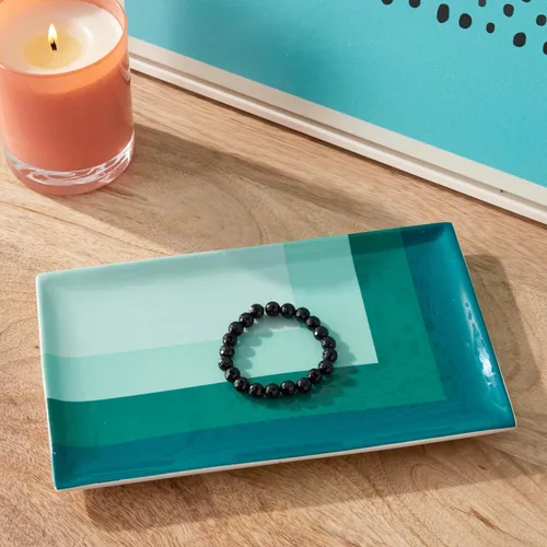 Vista 4 de Black Onyx/Agate Stone Beaded Bracelet