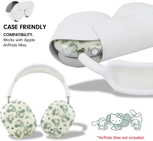 Vista 9 de Sonix Funda protectora Sanrio para AirPods Max 2 y 1 Funda para auriculares Tenis Hello Kitty