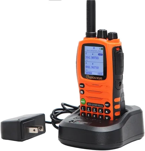 Vista 4 de Wouxun KG-UV9D Mate 7 Banda Aire Banda 10W Powerfrul 3200mAh Radio bidireccional