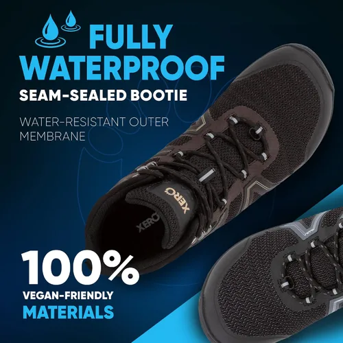 Vista 2 de Xero Shoes Men's Xcursion Fusion - Zero Drop, Fully Waterproof Hiking Boot