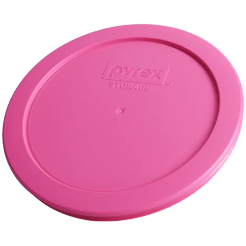 Vista 3 de Pyrex 7201-PC Tapa de almacenamiento redonda de 4 tazas para tazones de vidrio (1, rosa frambuesa)