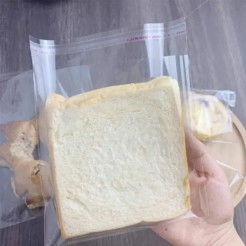 Vista 3 de Bolsas de celofán de 4.5 x 6.5 pulgadas, autosellantes para galletas, celofán, resellables, bolsas de plástico de cristal transparente para regalos