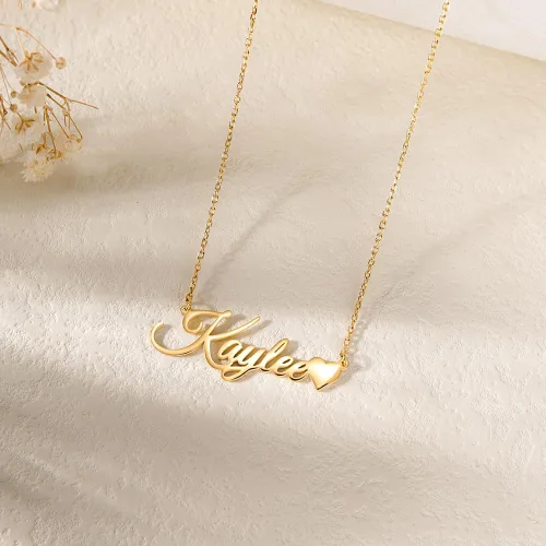 Vista 7 de Collar con nombre personalizado, collares de plata de ley personalizados para mujer, collares con nombre personalizados, joyería de regalo para mujer