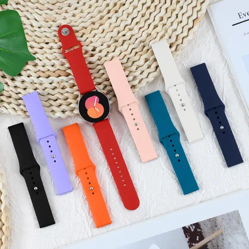 Vista 5 de Paquete de 3 correas para Samsung Galaxy Watch 6/6 Classic Band 1.575 in 1.732 in 1.693 in 1.850 in, Galaxy Watch 5/5 Pro/Galaxy Watch 4, correa