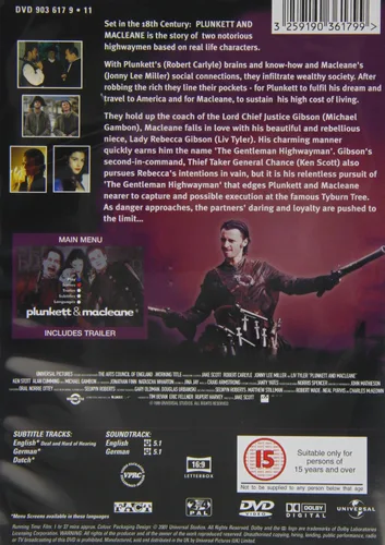 Vista 2 de Plunkett & Macleane (UK) NON-USA FORMAT, PAL, Reg.2.4 Import - United Kingdom