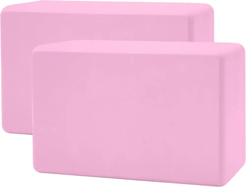 Vista 11 de Foam Block Supportive Latex-Free with Rounded Edges, Non-Slip Exercise Blocks for Pilates, Meditation, Balance, Stretching and Deep Poses