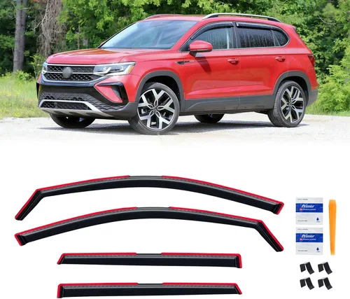 Vista 62 de Protectores de lluvia en canal para Jeep Grand Cherokee L 2021-2026, protectores de visera de ventana, deflector de ventilación, sombra viento humo