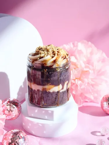 Vista 5 de Cutie Cupcake in a Jar (Chocolate), 8 oz