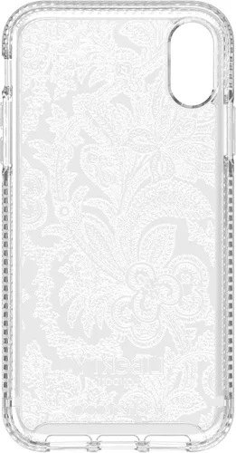 Vista 4 de tech21 Pure Design Liberty Grosvenor - Funda para iPhone XR, transparente, T21-6529