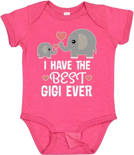 Vista 10 de inktastic Best Gigi Grandma Ever Grandchild Baby Bodysuit 0040 Negro