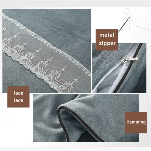 Vista 7 de Juego de sábanas para mesa de masaje, cubierta para cama de pestañas, ropa de mesa de masaje de salón de spa, cubierta de cama de spa, tela de Gris