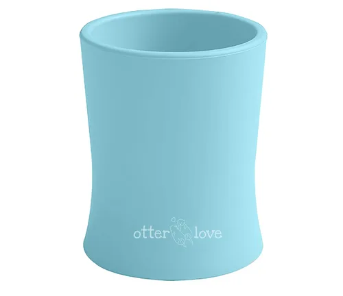 Vista 12 de otterlove Taza de entrenamiento de silicona para bebés y niños pequeños, aprobada por OT pediátrica, 100% silicona LFGB pura de platino, irrompible