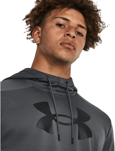 Vista 4 de Under Armour Sudadera con capucha de forro polar con logotipo grande