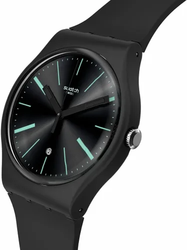 Vista 3 de Swatch Una pizca de verde, Negro -, Colección Holiday