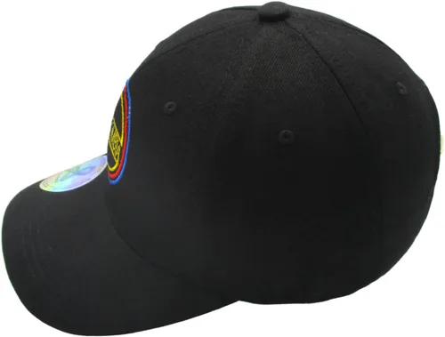 Vista 3 de Gorra Negra Béisbol Colombiana Negro, Negro