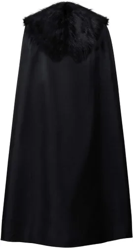 Vista 2 de AMNPOLEN Jon Snow Knights - Disfraz de caballeros para adultos, hombres, tronos, Halloween, cosplay, medieval, color negro, de poliuretano