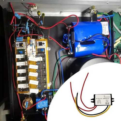 Vista 7 de 12V AC a DC convertidor reductor alimentación alimentación regulador de AC 10-28V a DC 12V Buck Convertidor para Impermeable Step Down Módulo