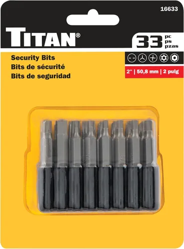 Vista 3 de Titan 16633 Juego de brocas de seguridad de 33 piezas de 2 pulgadas