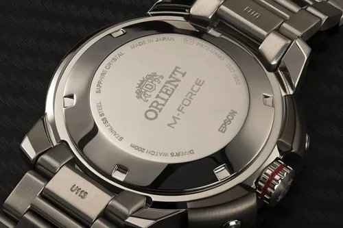 Vista 7 de Orient M-Force Reloj automático con esfera negra RA-AC0L01B00B, Negro -, Buzo