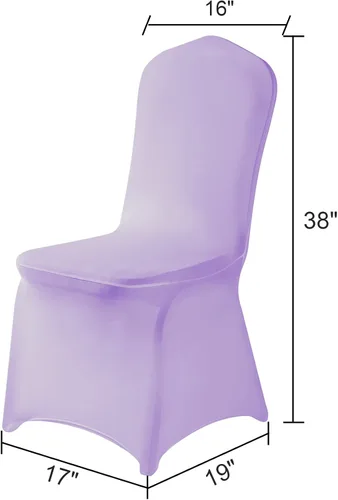 Vista 33 de Funda de elastano para silla, 12 unidades, fundas para silla, fundas para sillas de sala de estar, funda extraíble lavable y elástica para silla