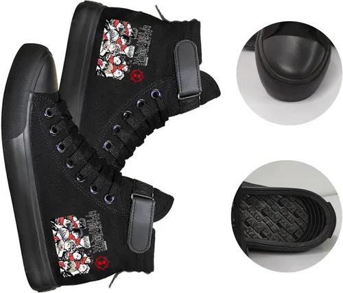 Vista 3 de KPOP Japanese Anime Jjk Itadori Yuji Printed Anime Cosplay Hightop Canvas Shoe Unisex Sports Running Cozy Sneakers