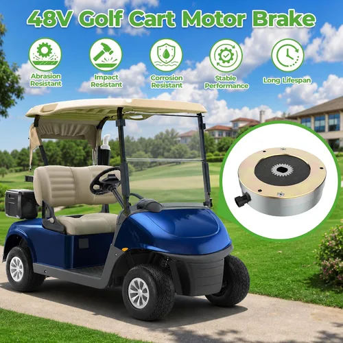 Vista 4 de 10L0L Freno de motor de carrito de golf de 48 V para EZGO RXV 2008-UP, repuesto para OEM #610065, 605867 compatible con controlador de velocidad