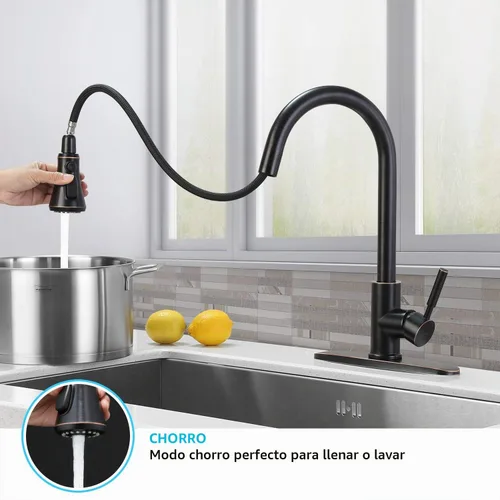 Vista 3 de SOKA Grifos táctiles de fregadero de cocina Bronce frotado con aceite