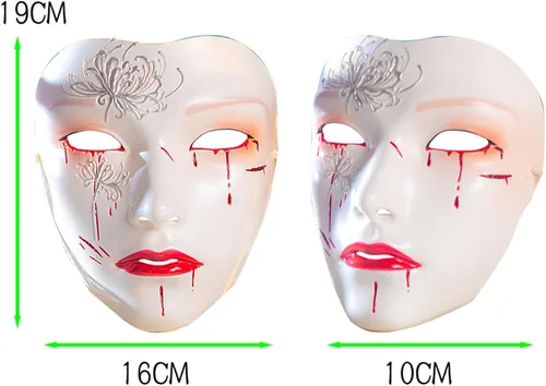 Vista 7 de Oyolan Shining Cyborg Full Face Mask Venetian Party Mask