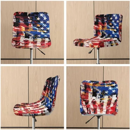 Vista 244 de American Eagle - Juego de 2 fundas para taburetes de bar para sillas de comedor, impermeables, antideslizantes, tamaño universal
