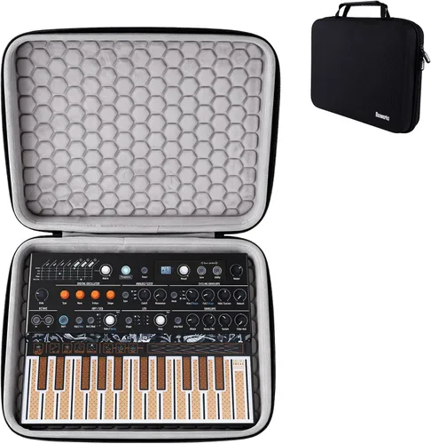 Vista 11 de Bolsa de transporte para controlador MIDI Banworks de poliuretano con carcasa rígida, ajuste personalizado para Ableton Push 3