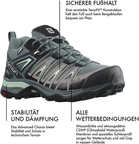 Vista 7 de Salomon X Ultra Pioneer Aero - Zapatos de senderismo para mujer