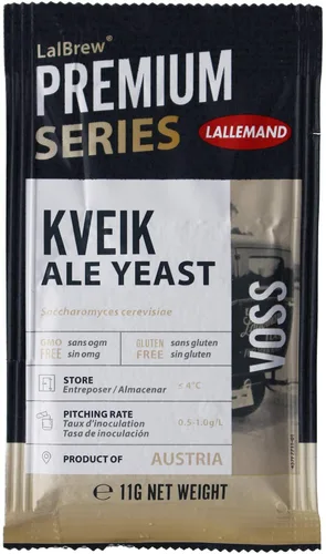 Vista 2 de Voss Kveik Ale Levadura - 0.39 oz (Paquete de 5)